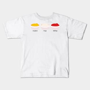 Mustard, Mayo, and Ketchup Kids T-Shirt